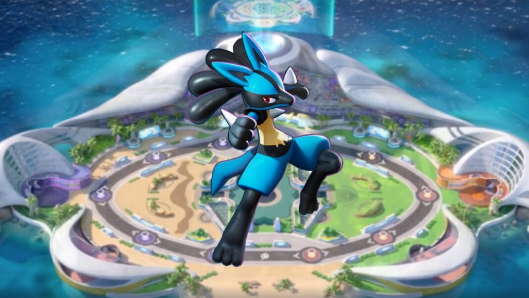 Pokemon Unite Lucario Build Held Items Abilities And Movesets Tips