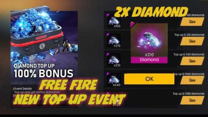 free fire 50000 diamond top up offer