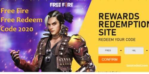 Free Fire Redeem Codes January 2020