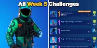 Fortnite Season 5 Week 5 Challenges