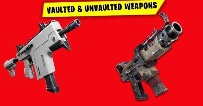 Fortnite Fortnite Unvaulted Weapons And Other Items