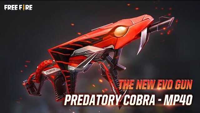 MP40 Predatory Cobra in Free Fire