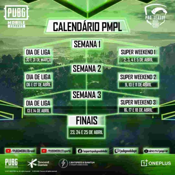 PMPL Brazil Season 1 Teams, Format and Schedule