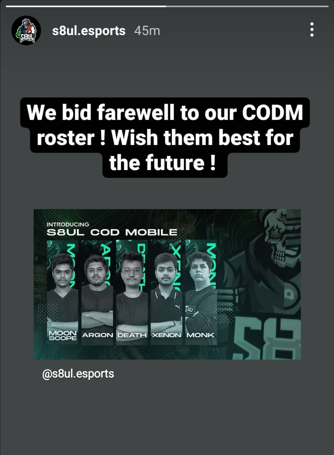 s8ul - CODM Farewell