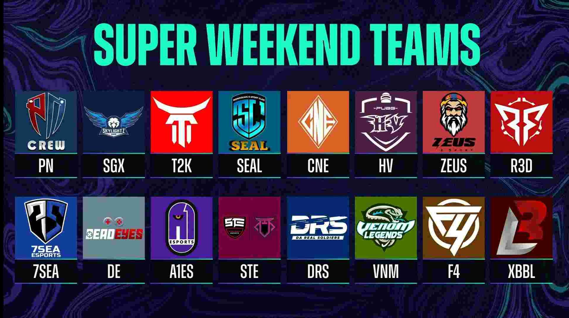 Super Weekend Teams