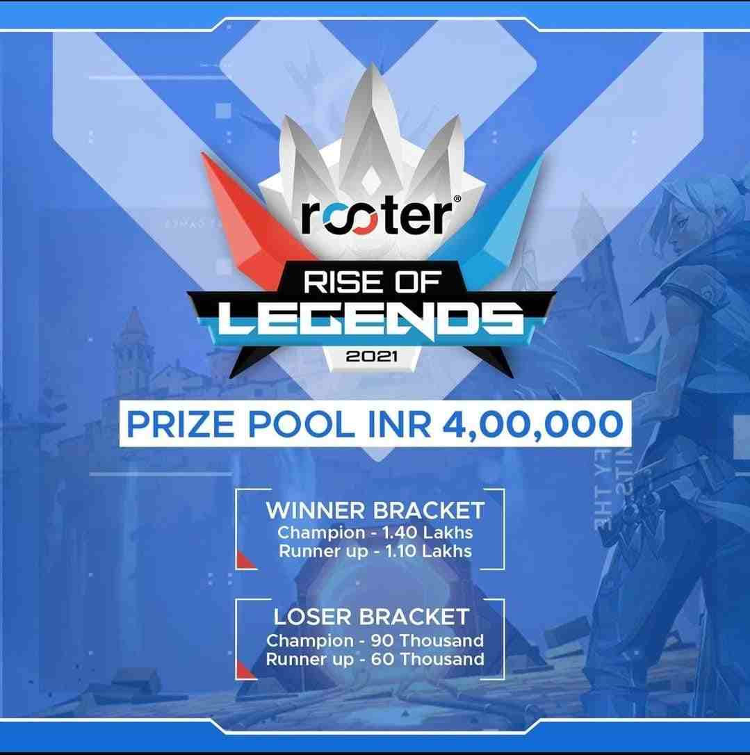 Rooter Rise of Legends 2021 Prize Pool