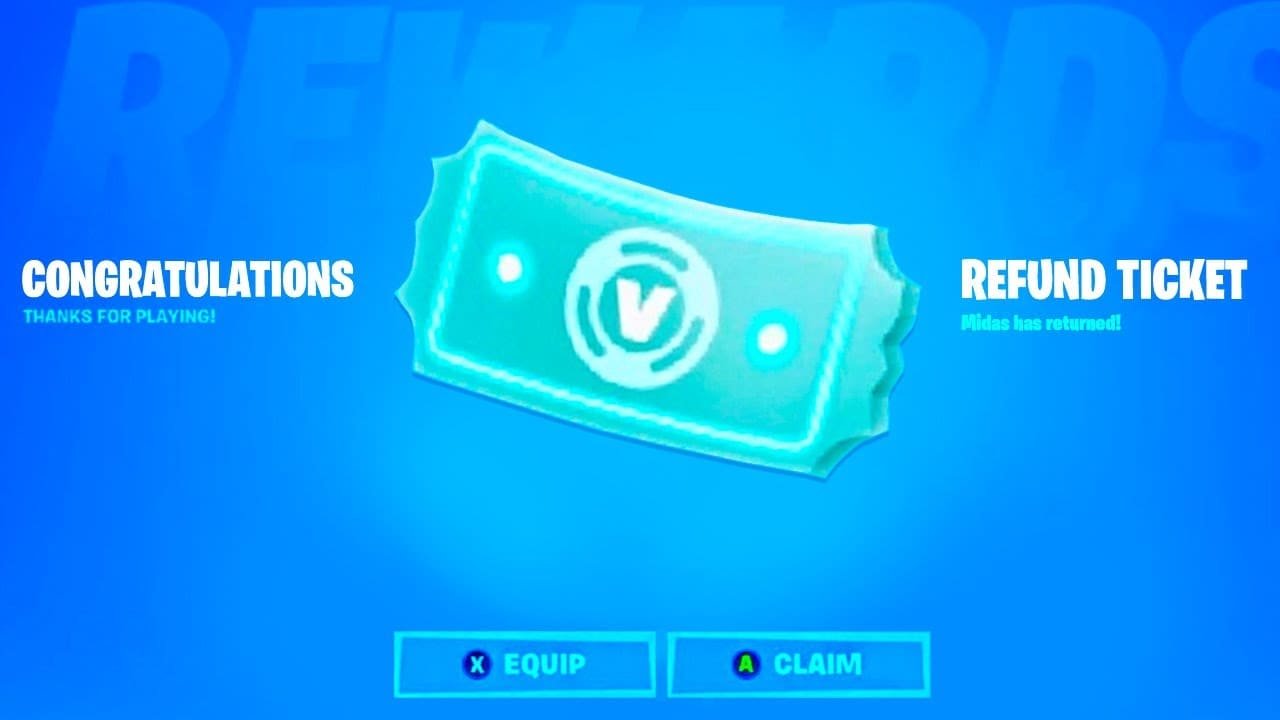 Fortnite Refund Tokens