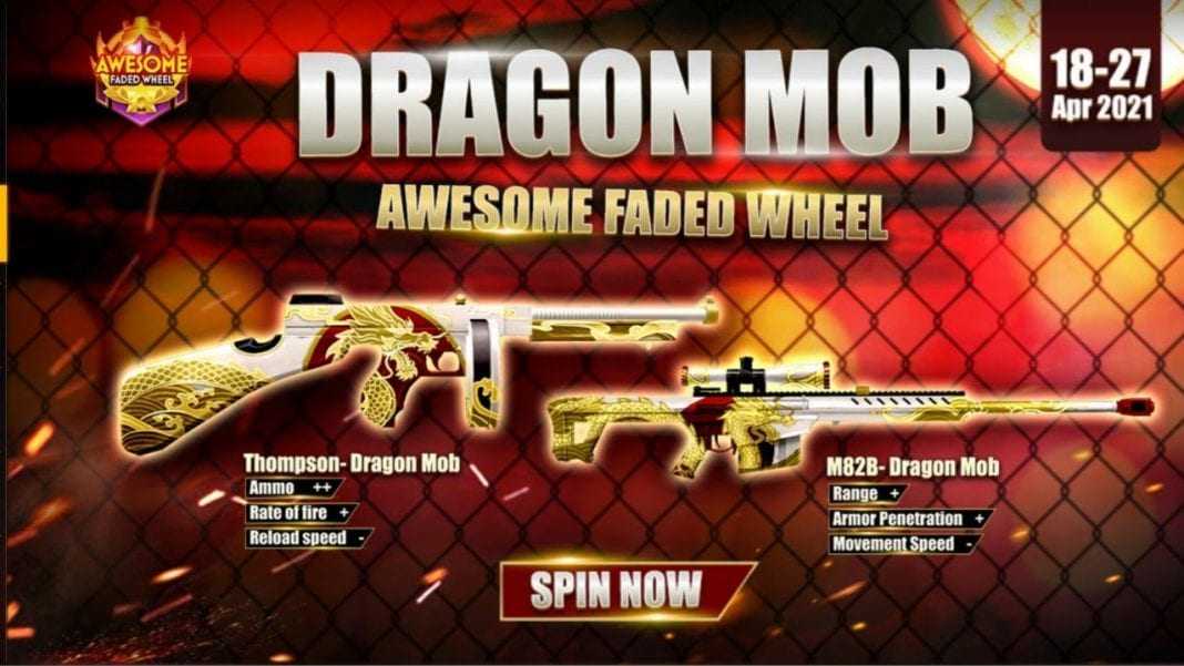 Dragon Mob Thompson Faded Wheel Event 
