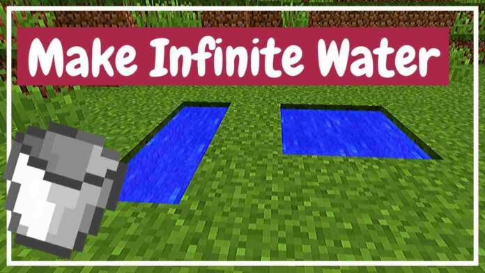 How To Make An Infinite Water Source