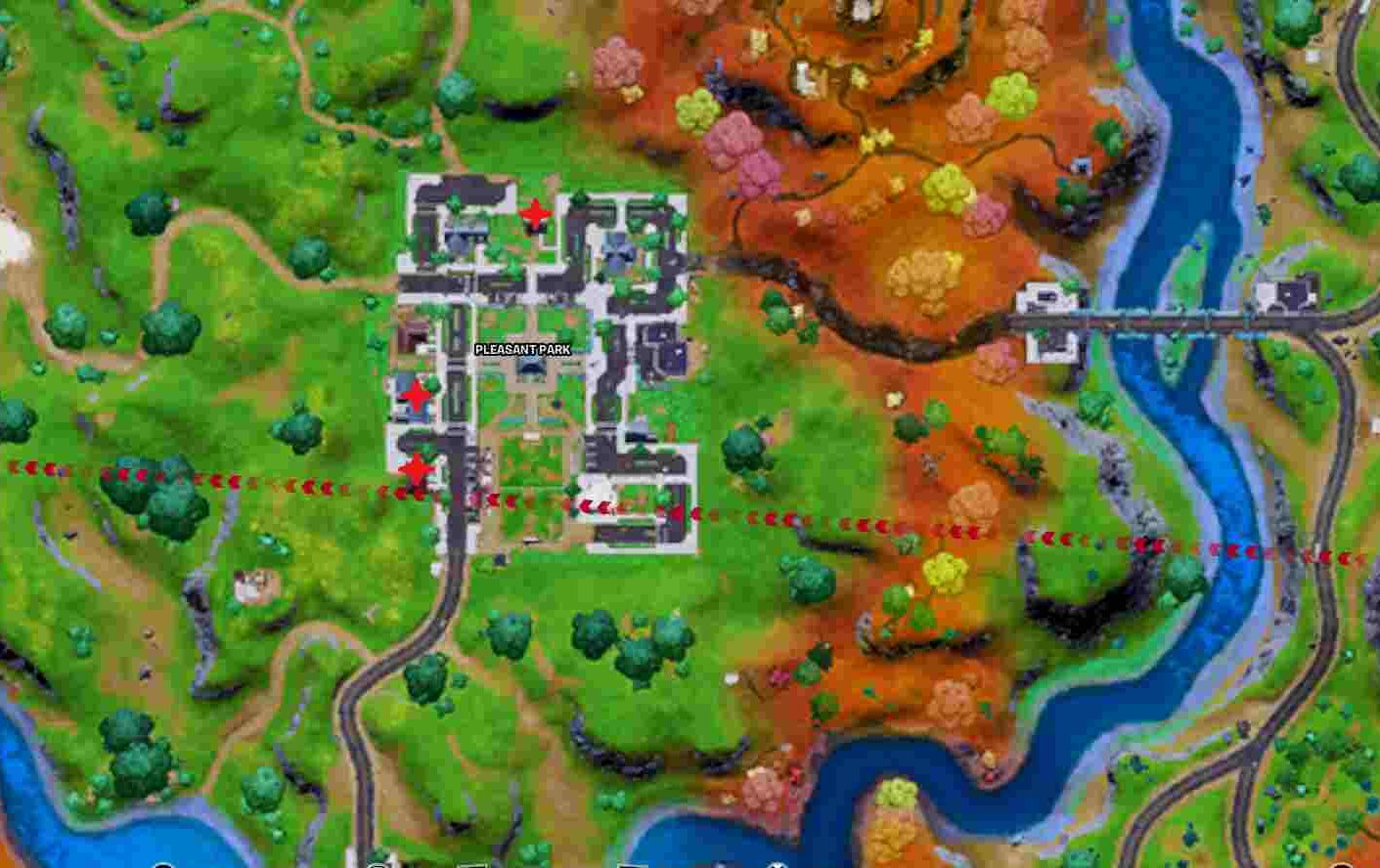 Locations of Research Books in Pleasant Park