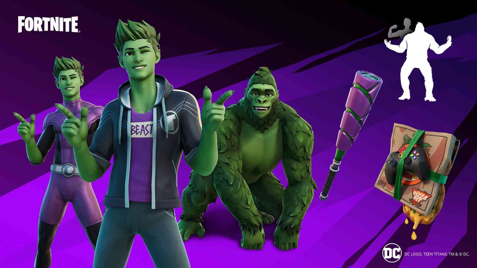 Beast Boy Skin in Fortnite