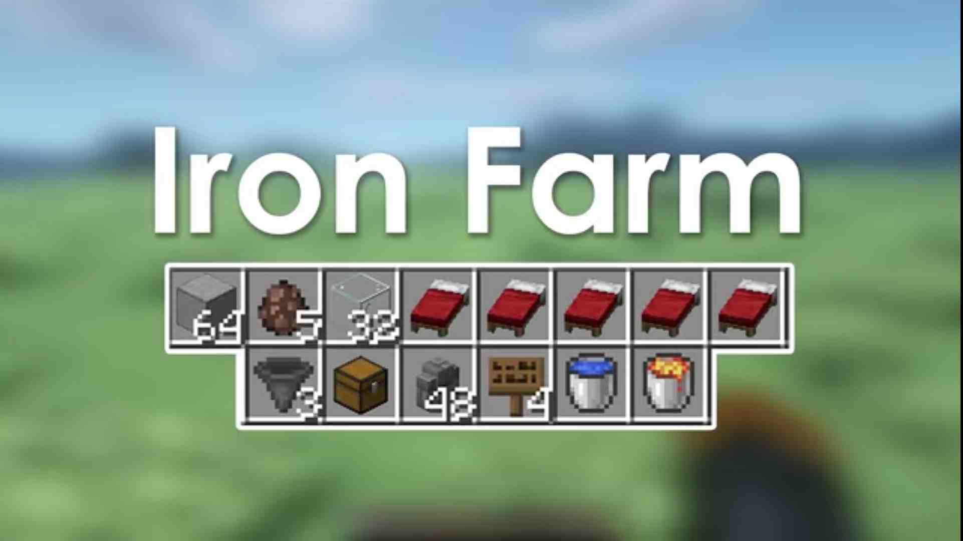 How To Make Iron Farm in Minecraft?