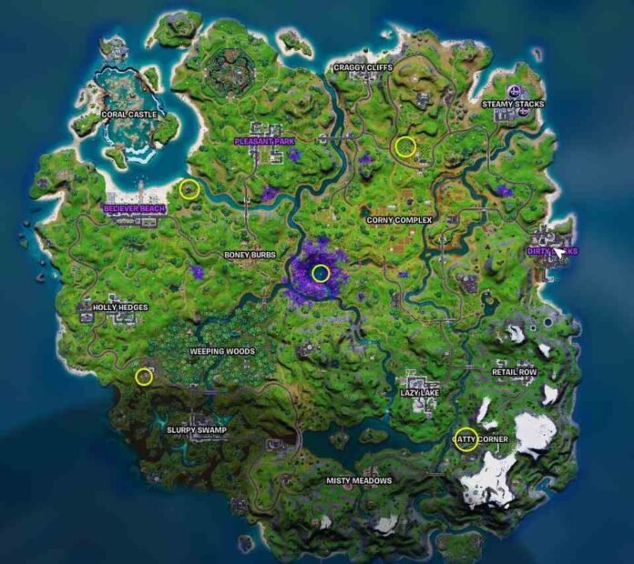 Alien Artifacts Fortnite Locations: Where to find?