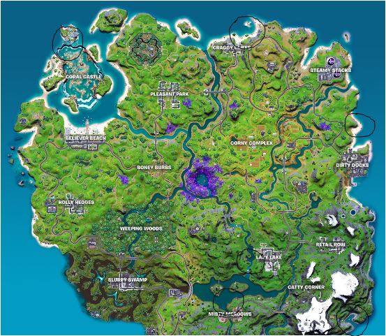 Destroy Boats Fortnite Locations