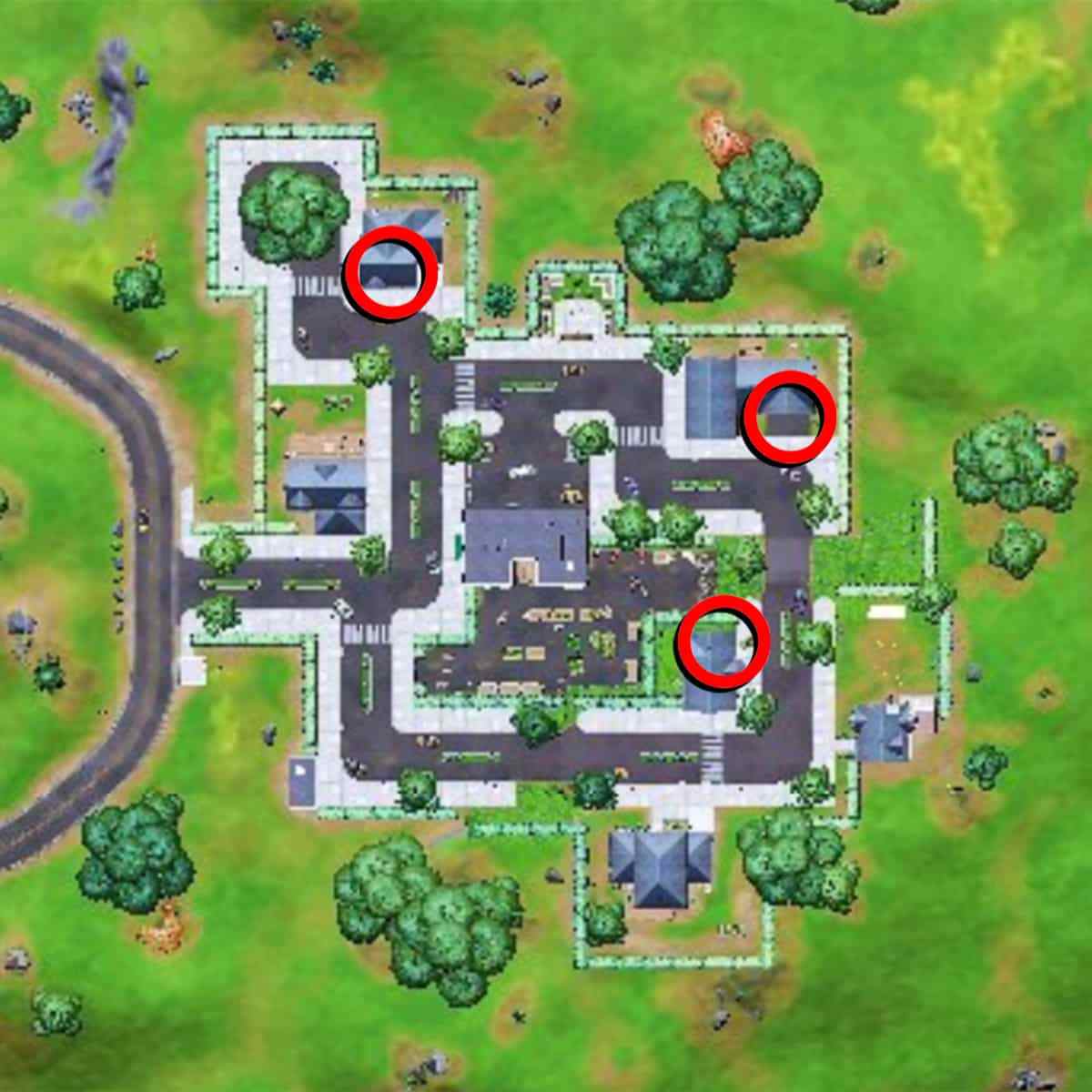 Fortnite Locations at Holly hatchery retail row