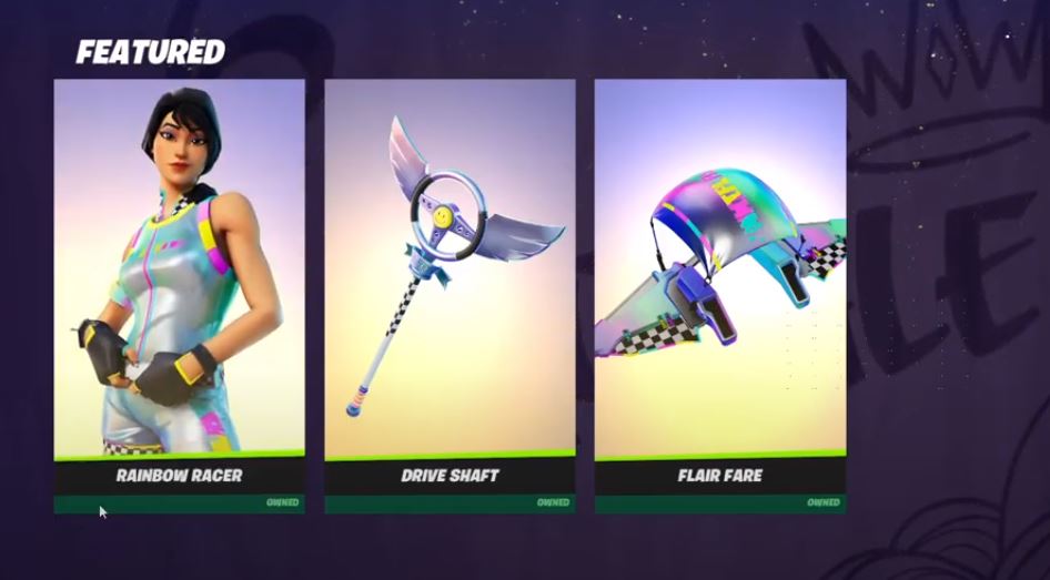 Rainbow Racer Fortnite