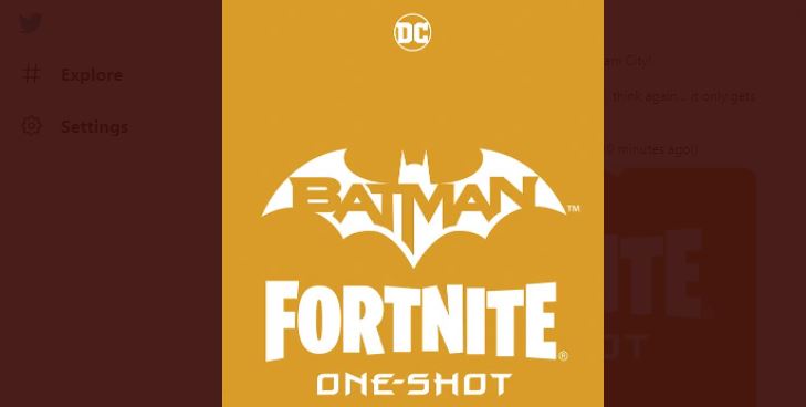 Batman Fortnite One Shot Comic