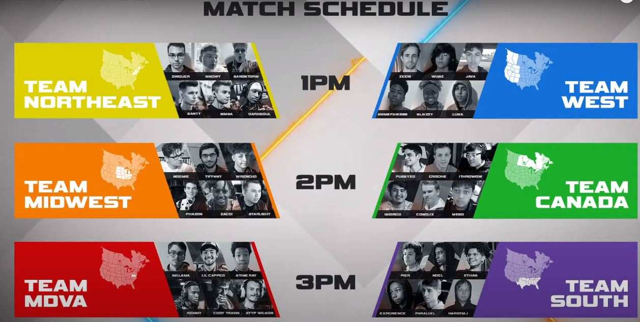 Pro Series Match Schedule