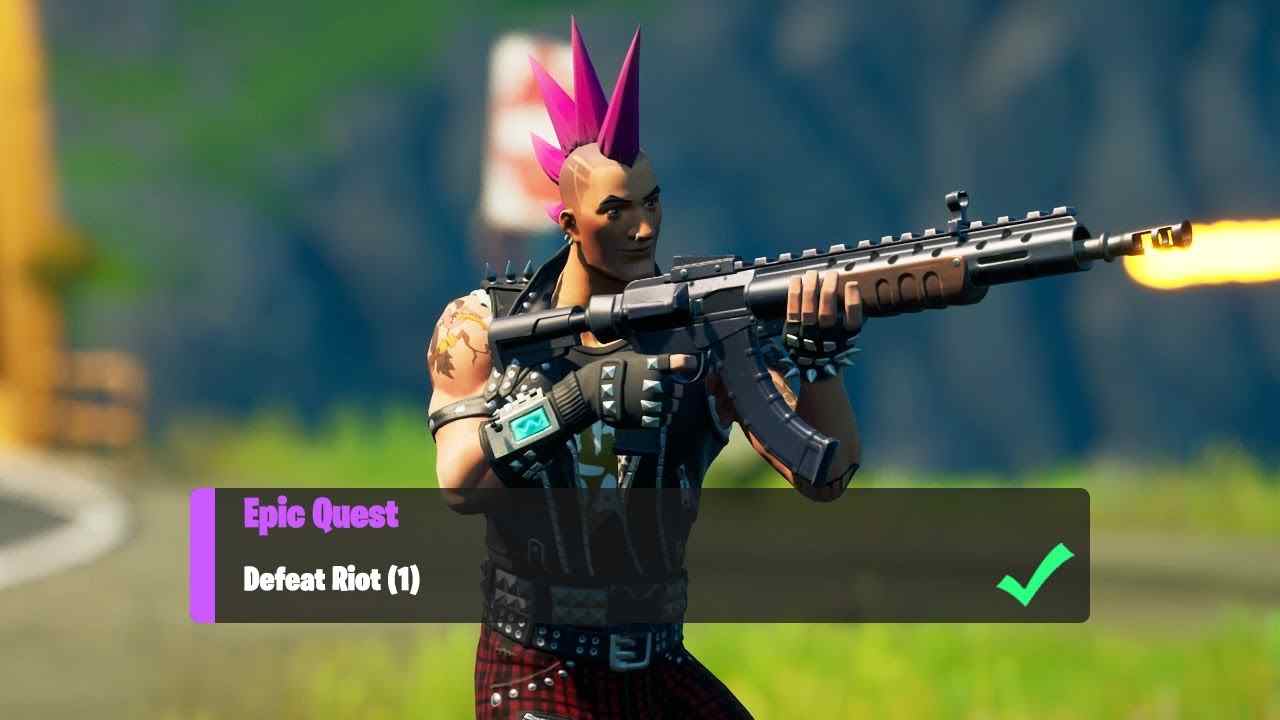 Defeat Riot in Fortnite