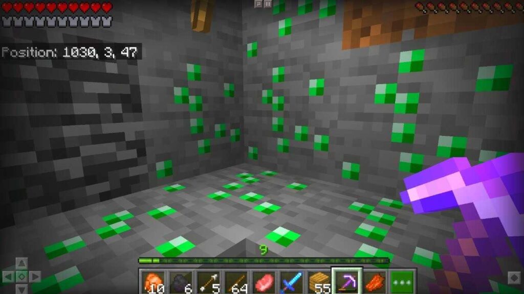 Rarest things in minecraft - Emerald Ore