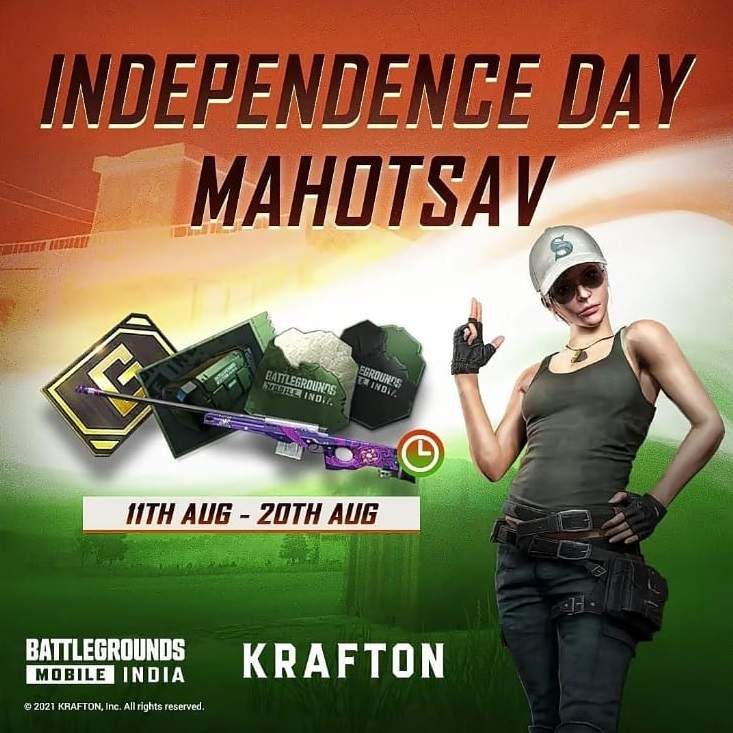 BGMI Independence Day Mahotsav: All Details