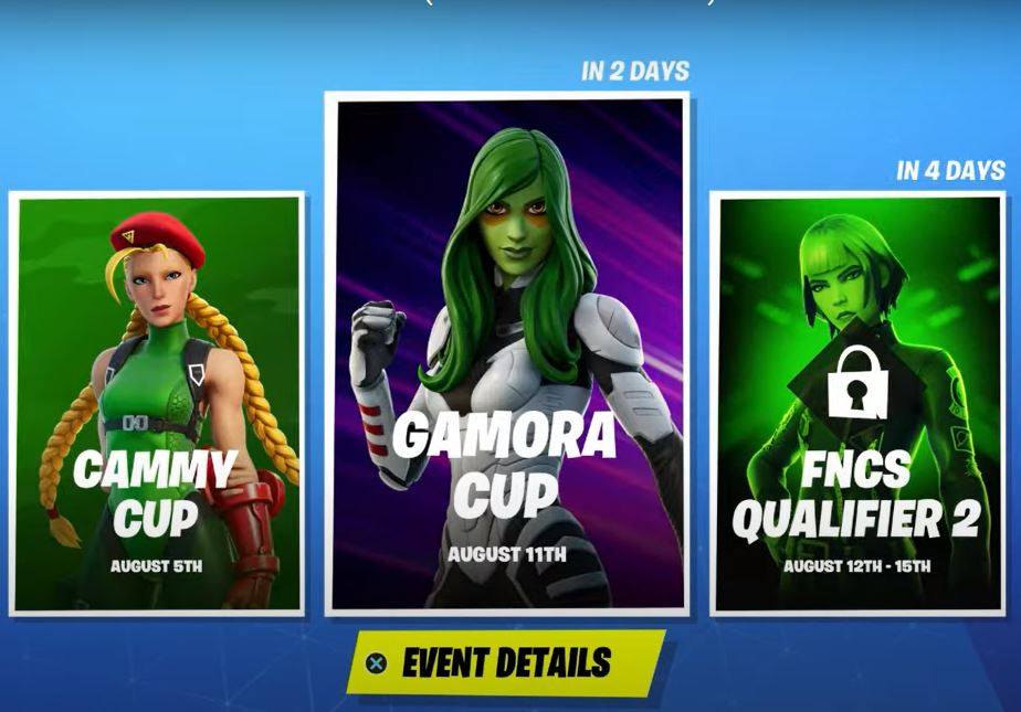 gamora cup fortnite