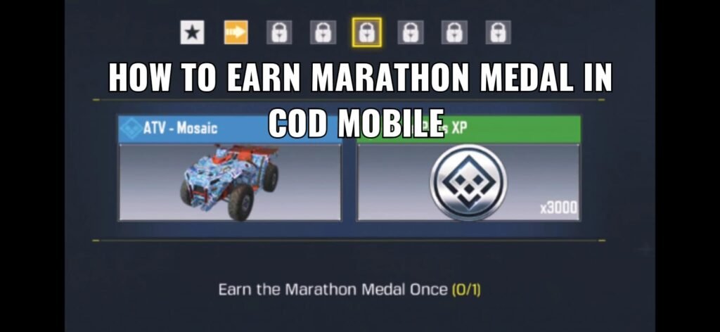 Marathon medal  COD Mobile