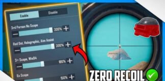 PUBG Mobile No Recoil Sensitivity Settings