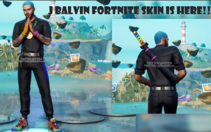 J Balvin Fortnite Skin and Emote: New Icon Series