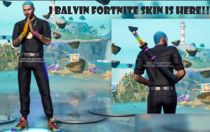 j balvin fortnite skin