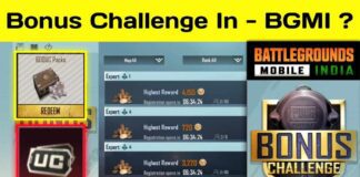 New Bonus Challenge in BGMI: All Details Here