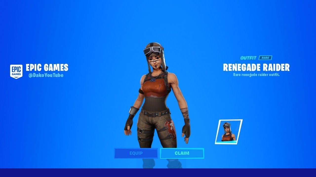 renegade rider fortnite skin