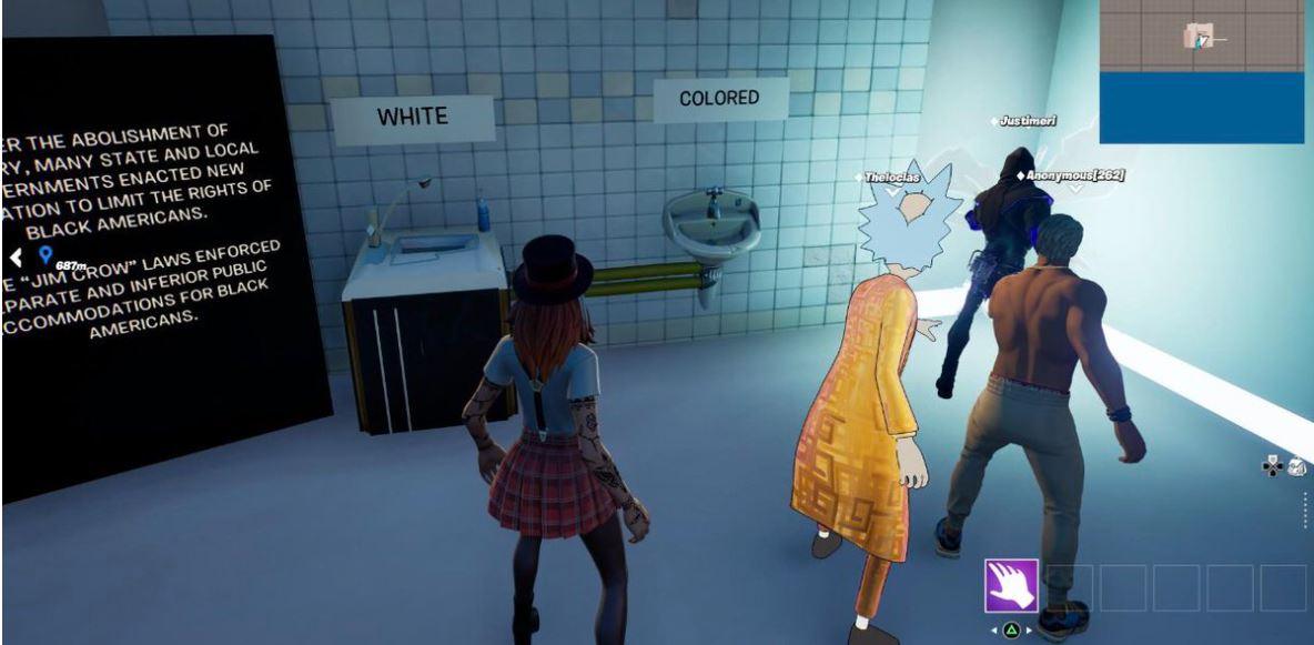 segregated bathroom fortnite