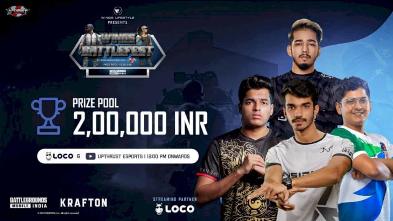 Upthrust Esports Wings Battlefest Prize Pool