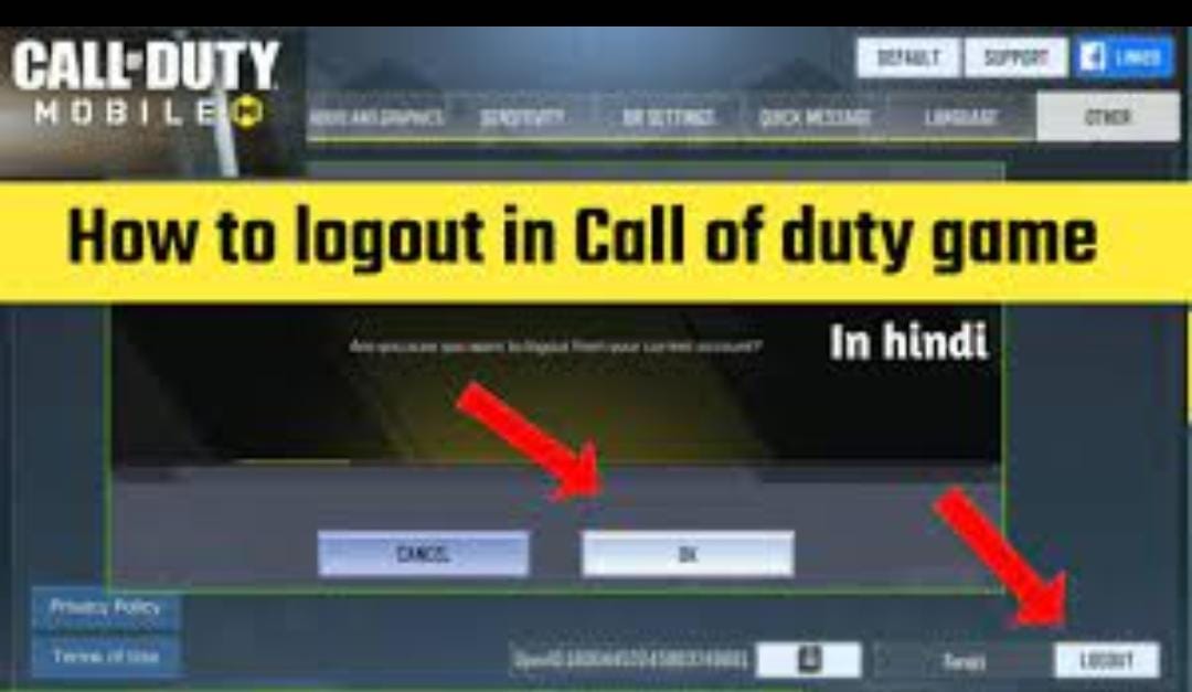 How To Logout & Login Your Account In Call of Duty Mobile With
