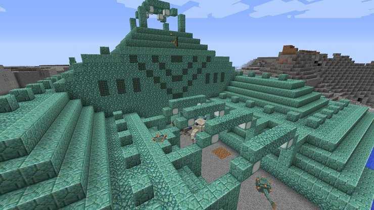 Treasure structures in minecraft