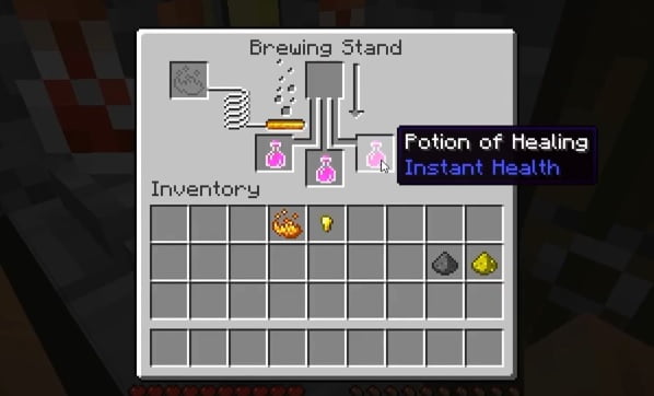Fire resistance potions in Minecraft