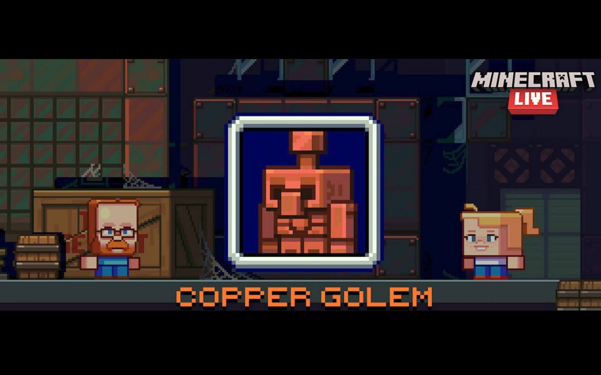 Copper Golem in Minecraft