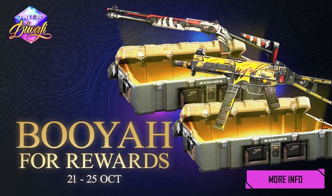 Featured Image: Free Fire Diwali Booyah Rewards: Get New Weapon Magnificent Mayur