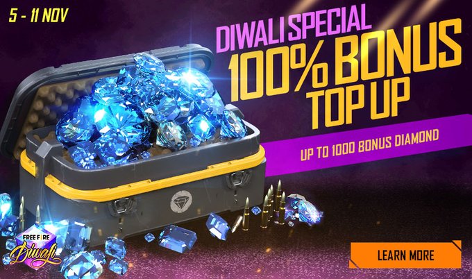 Free Fire Diwali Special Event 2021