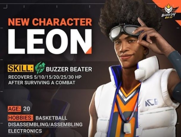 Free Fire New Character Neon: How to Get Neon for Free on Booyah Day Event?