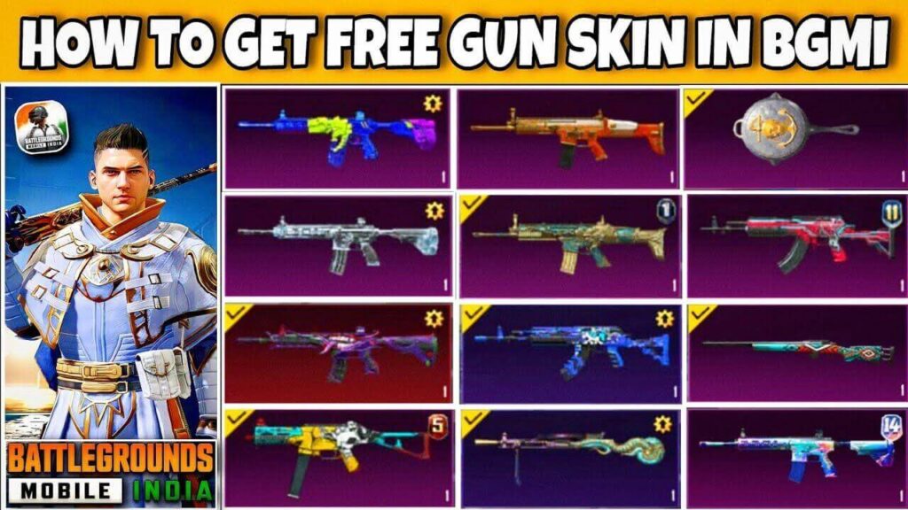 Freeallskins.com BGMI: How to get Free Skins in BGMI?