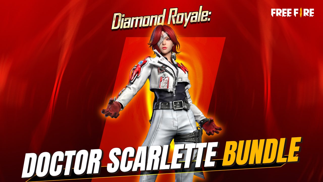 Doctor Scarlette Bundle Free Fire (New Diamond Royale Bundle)