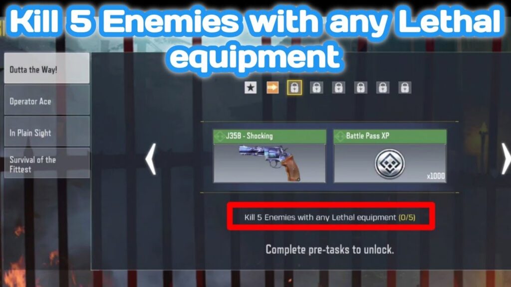 Lethal Equipment COD Mobile