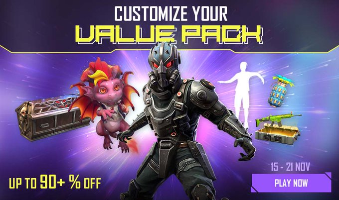 Customize Your Value Pack Free Fire