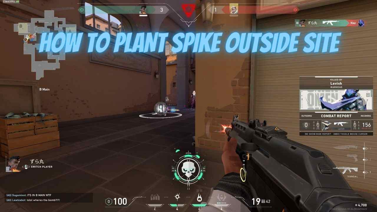 How To Plant Spike Outside Of The Site in Valorant