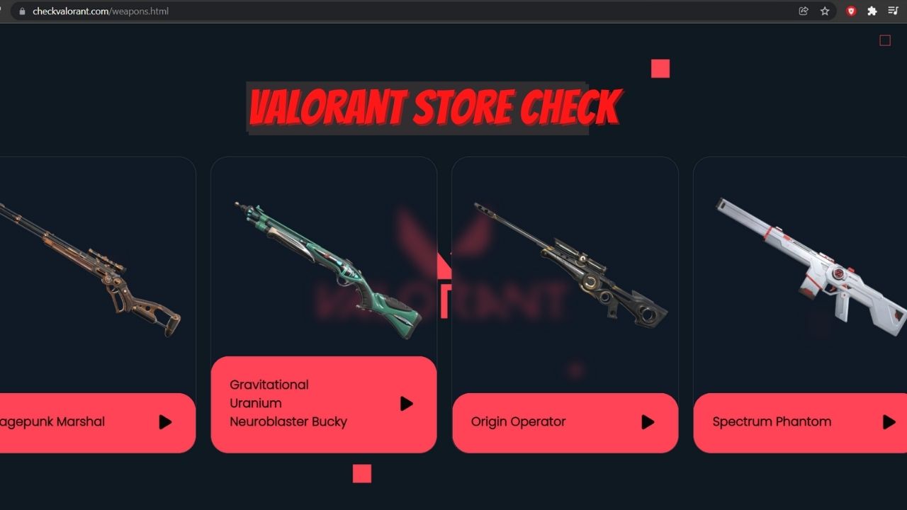 Check Valorant Store 