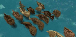 Shipwrecks in Minecraft