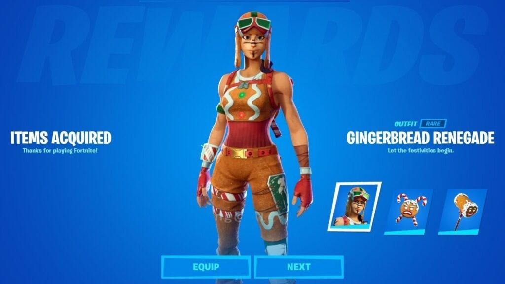 Gingerbread Raider Fortnite