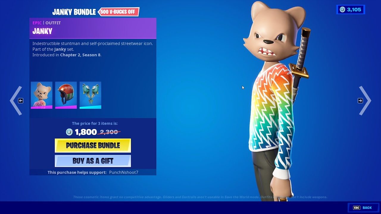 Janky Fortnite Skin